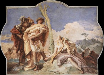 Giovanni Battista Tiepolo Painting - Villa Valmarana Rinaldo Abandono Armida Giovanni Battista Tiepolo